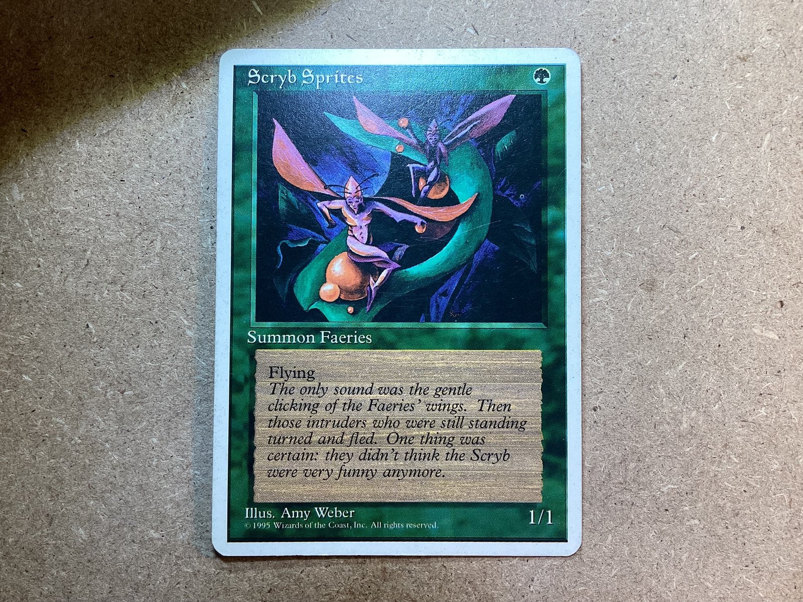 1x Scryb Sprites (Played), Ophalen of Verzenden, Gebruikt, Losse kaart