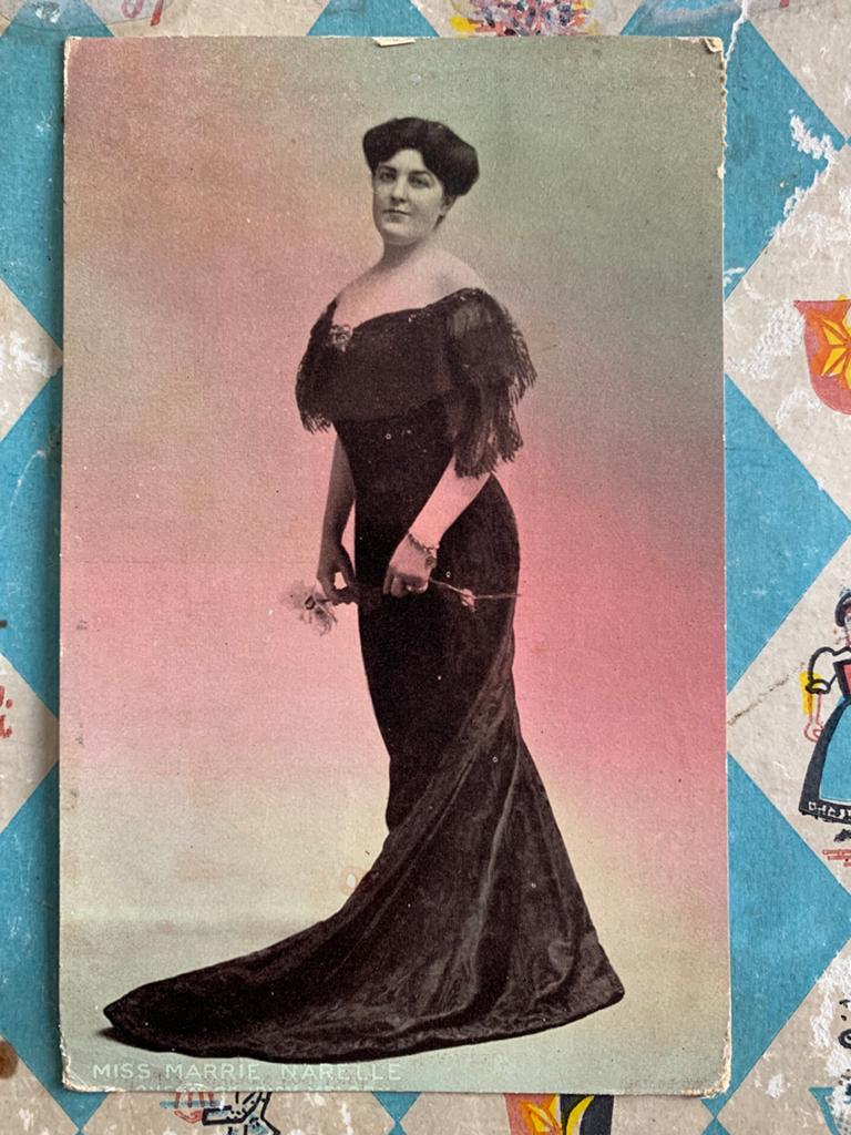 15-8-1913 Miss Marrie Narelle - zangeres Australië (GO), Ophalen of Verzenden, Voor 1920, Gelopen, Sterren en Beroemdheden