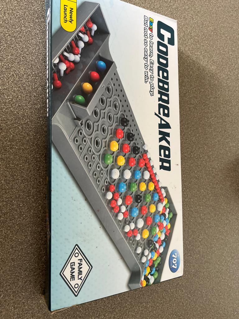 Codebreaker Bordspel - Mastermind, Hobby en Vrije tijd, Gezelschapsspellen | Bordspellen, Nieuw, Een of twee spelers, Ophalen of Verzenden