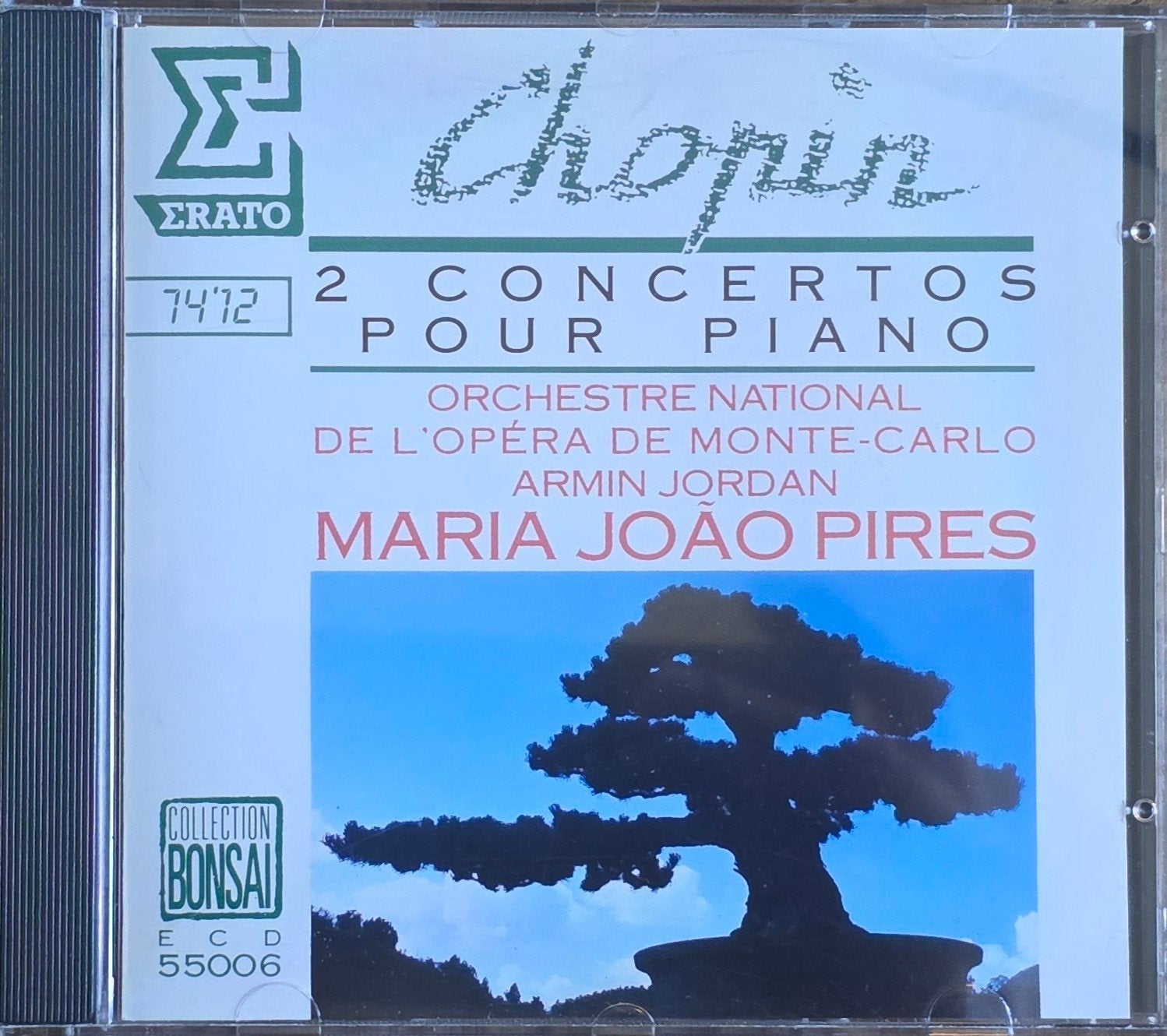 Chopin: 2 Concertos pour Piano - Maria João Pires CD, Cd's en Dvd's, Inclusief boekje, Chopin, Soloconcert, Ophalen of Verzenden