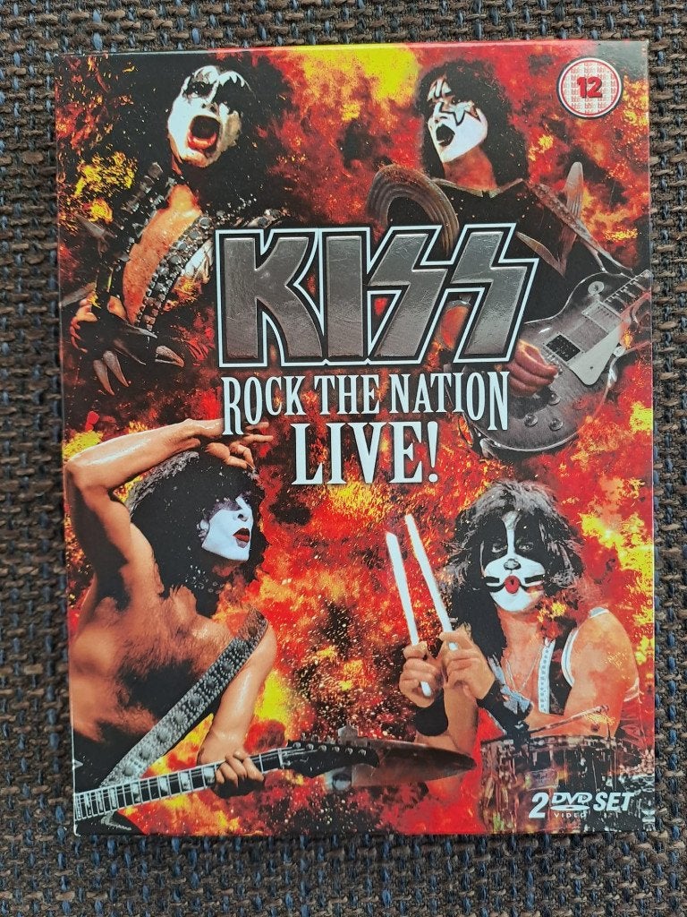 Kiss- Rock The Nation Live! 2-dvd in zeer goede staat, Verzenden, Zo goed als nieuw, Hard Rock, Digipak