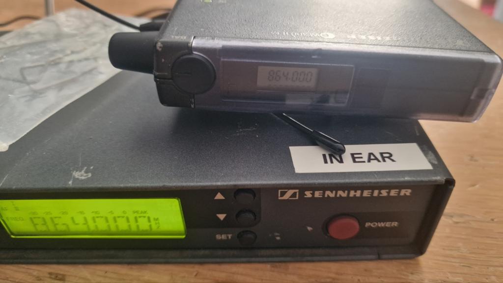 Sennheiser EW300 IEM G1 (838-870 MHZ), Ophalen of Verzenden, Gebruikt, Overige typen
