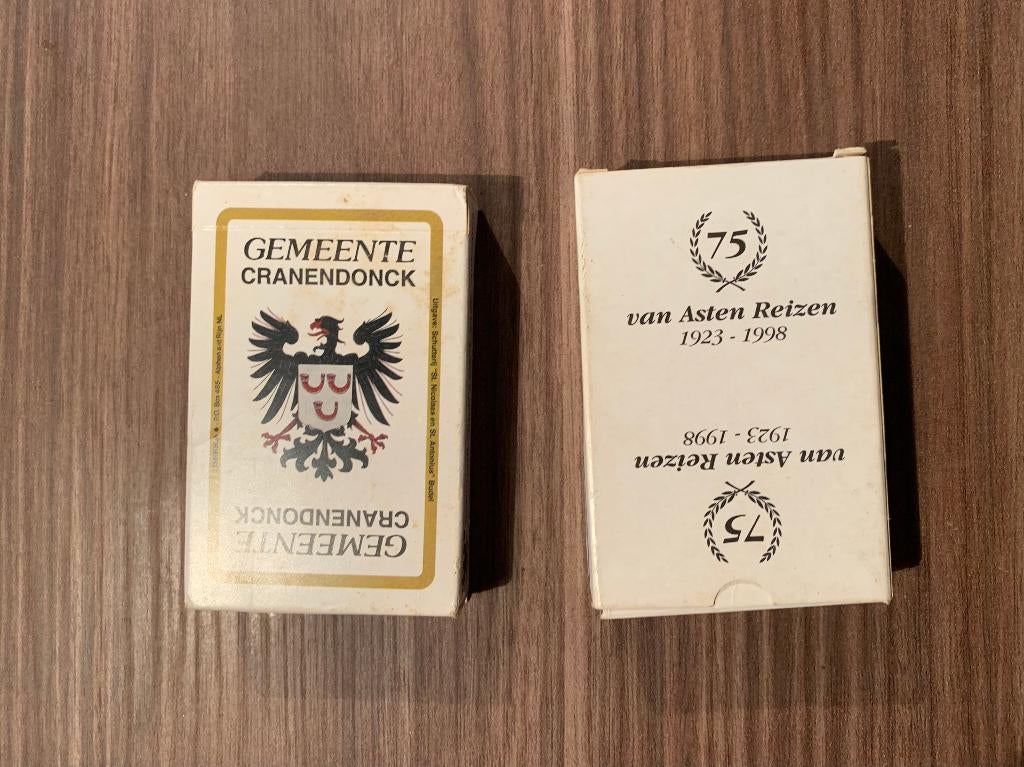 Twee kaartspellen 90-er jaren nieuwstaat Cranendonck Budel, Ophalen of Verzenden, Zo goed als nieuw