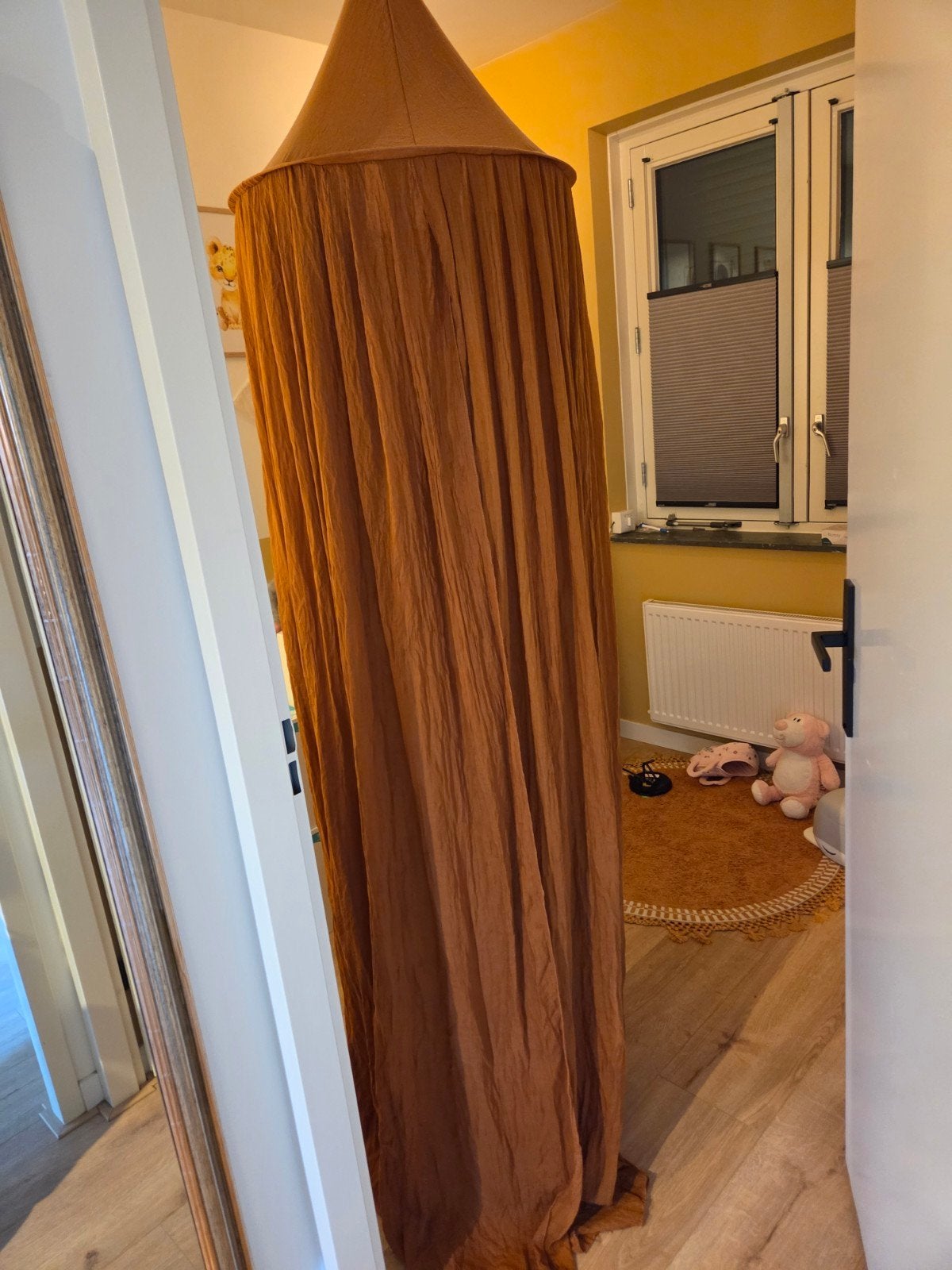Mooie klamboe in terracotta kleur, Kinderen en Baby's, Ophalen, Oranje, Overige merken, Zo goed als nieuw