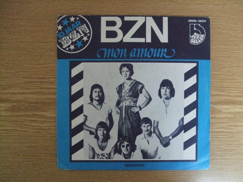 BZN       MON AMOUR / MEMORIES, Cd's en Dvd's, 7 inch, Ophalen of Verzenden, Zo goed als nieuw, Pop