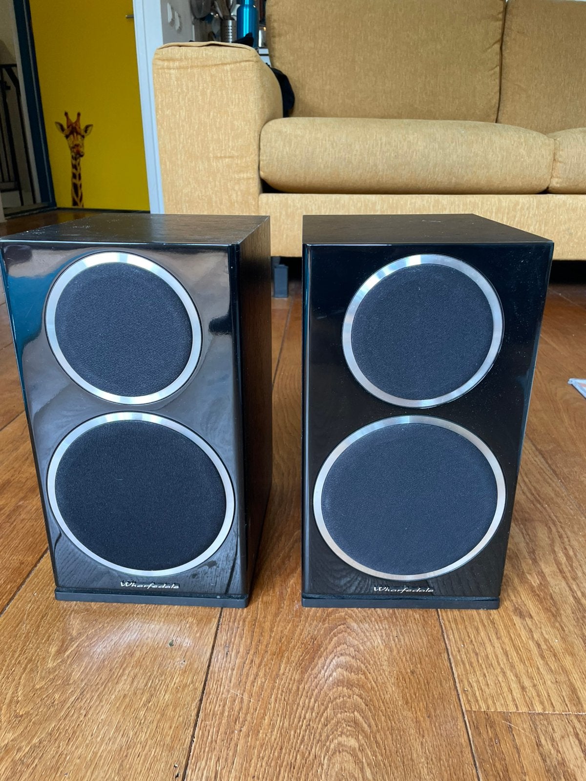 Wharfedale boxen Diamond 220, Audio, Tv en Foto, Luidsprekers, Zo goed als nieuw, 60 tot 120 watt, Front, Rear of Stereo speakers