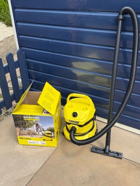 Karcher Nat/droog zuiger  WD 2 plus (1x gebruikt), Ophalen, Inclusief accessoires, Kärcher, Zo goed als nieuw