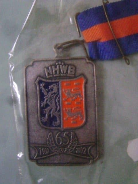 NHWB--wandel medaille  1937-- 2002  65jaar, Ophalen of Verzenden, Overige materialen
