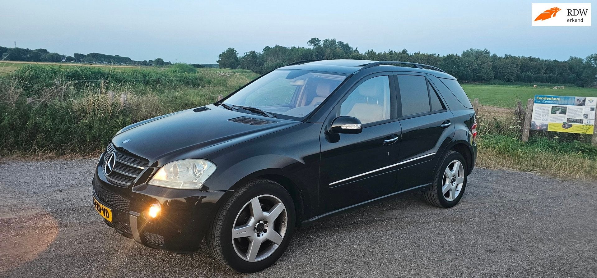 Mercedes-Benz M-klasse 500 goed lezen!, Auto's, Automaat, Gebruikt, 8 cilinders, Zwart