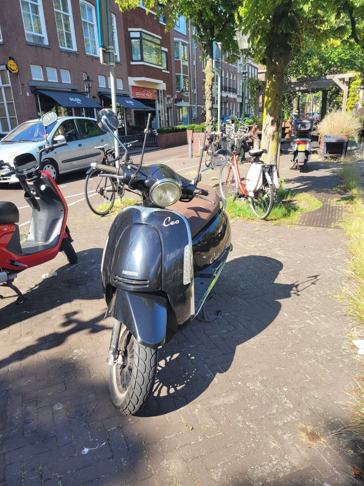 Nimoto ceo 50 brom scooter, Ophalen, Overige modellen, Maximaal 45 km/u, Benzine