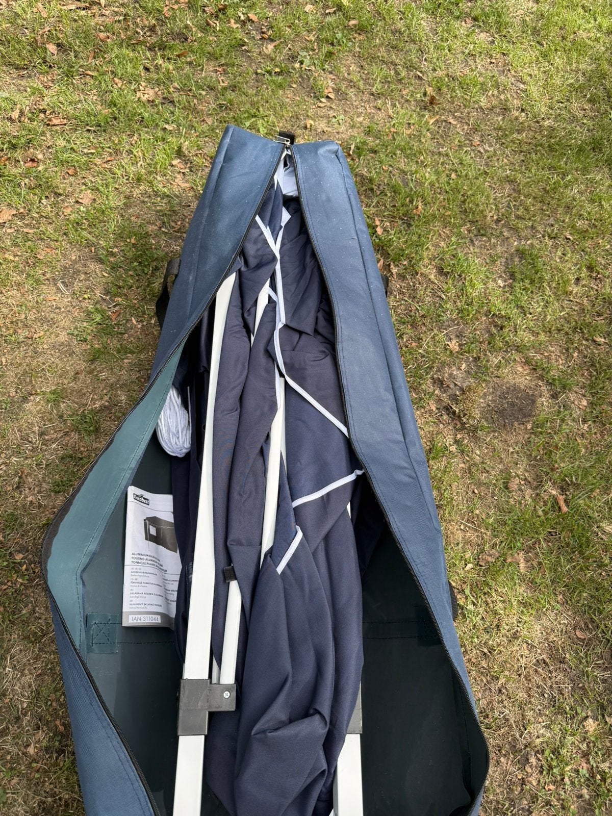Nieuw! Pop-up partytent met zijwanden blauw 3x3m, Ophalen, Opvouwbaar, Partytent, Minder dan 4 meter