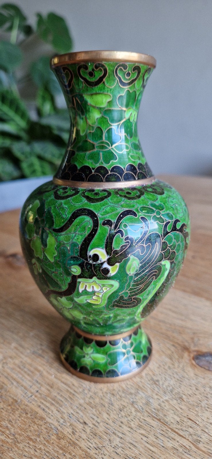 Cloisonnévaas Chinees jaren 60, Ophalen of Verzenden