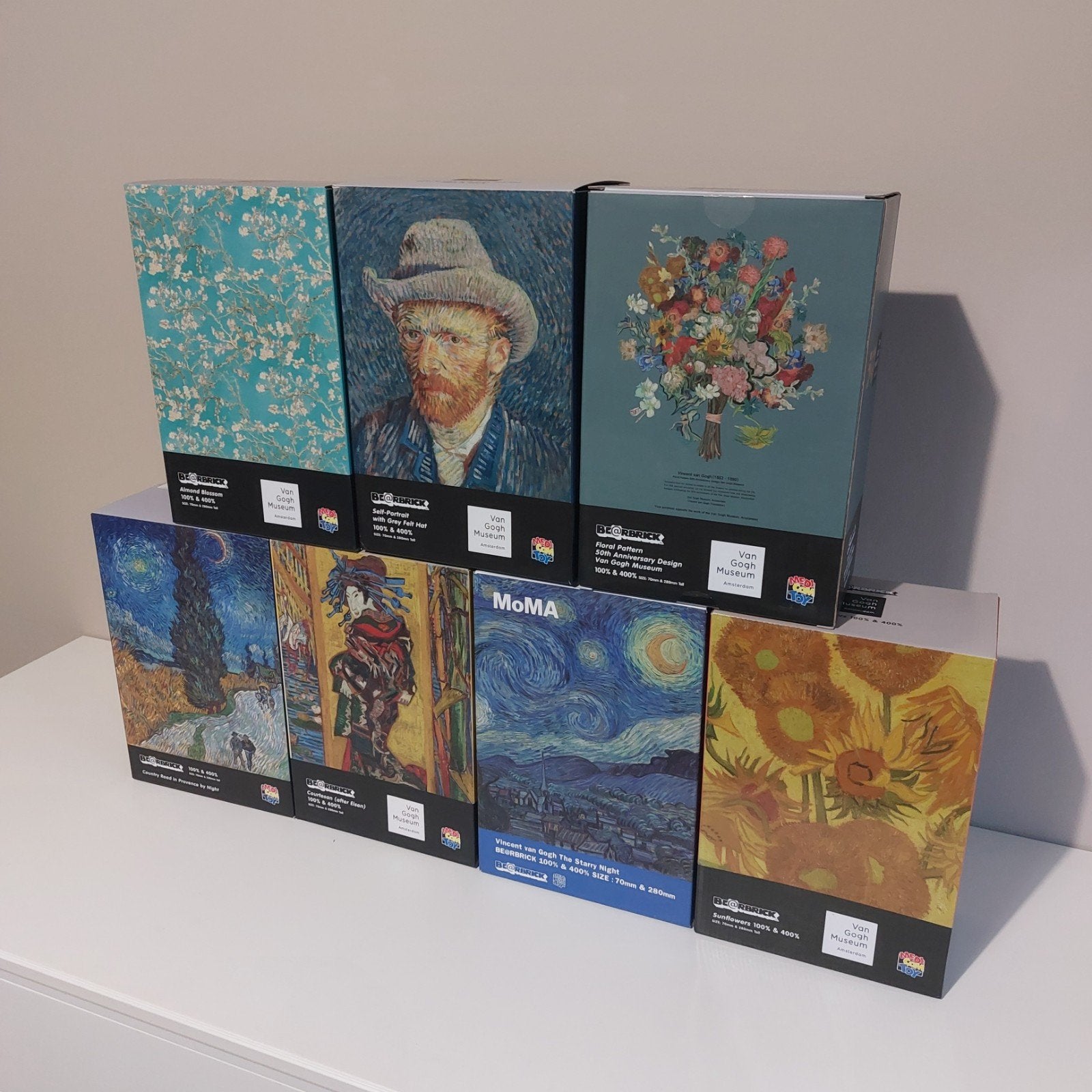 Bearbrick 400% & 100% van Gogh. Be@rbrick, Verzamelen, Poppetjes en Figuurtjes, Ophalen of Verzenden, Nieuw
