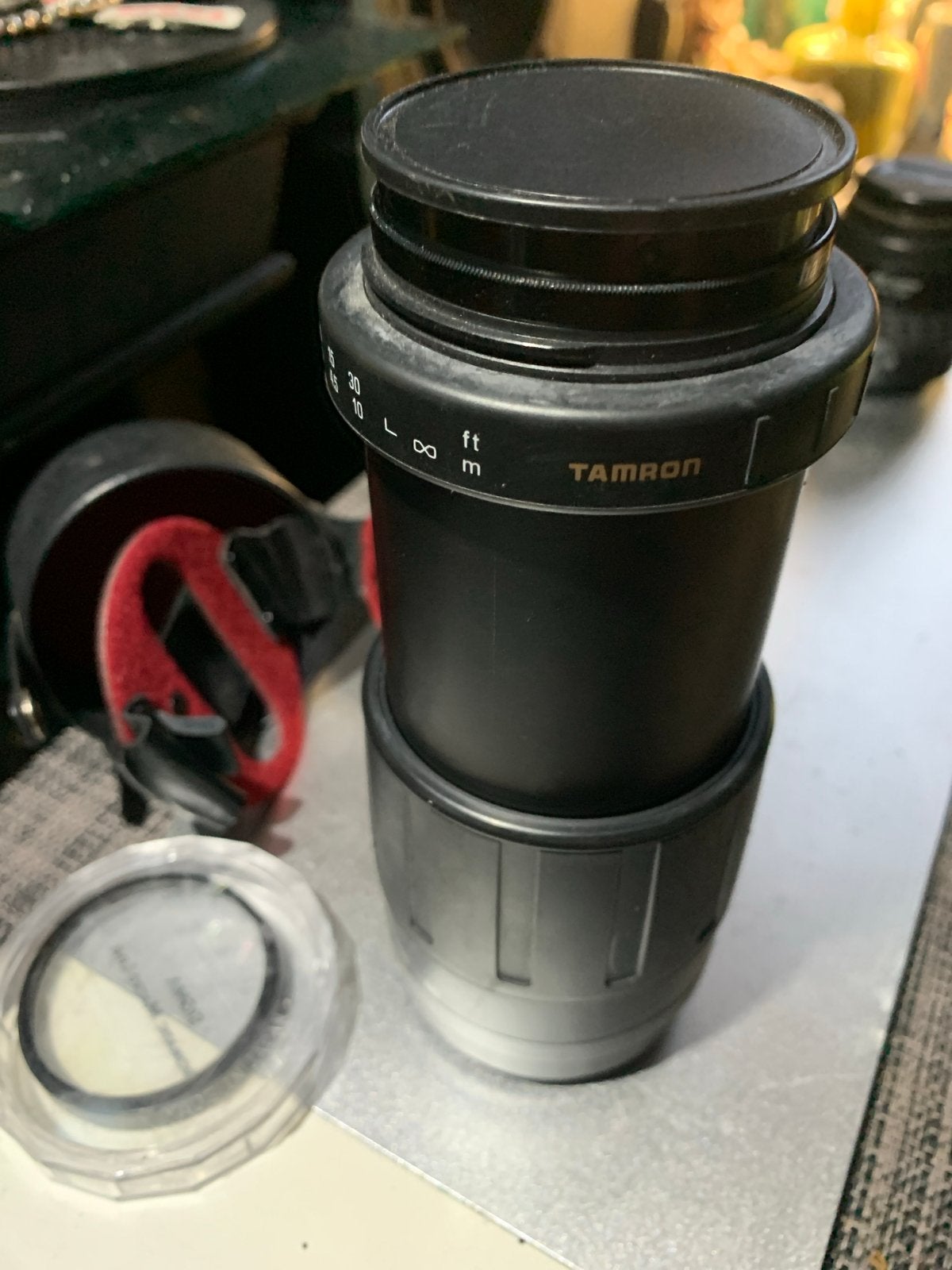 Tamron AF 80-210mm f/4.5-5.6 lens met Sigma filter, Autofocus, Tamron, Telelens, Ophalen of Verzenden