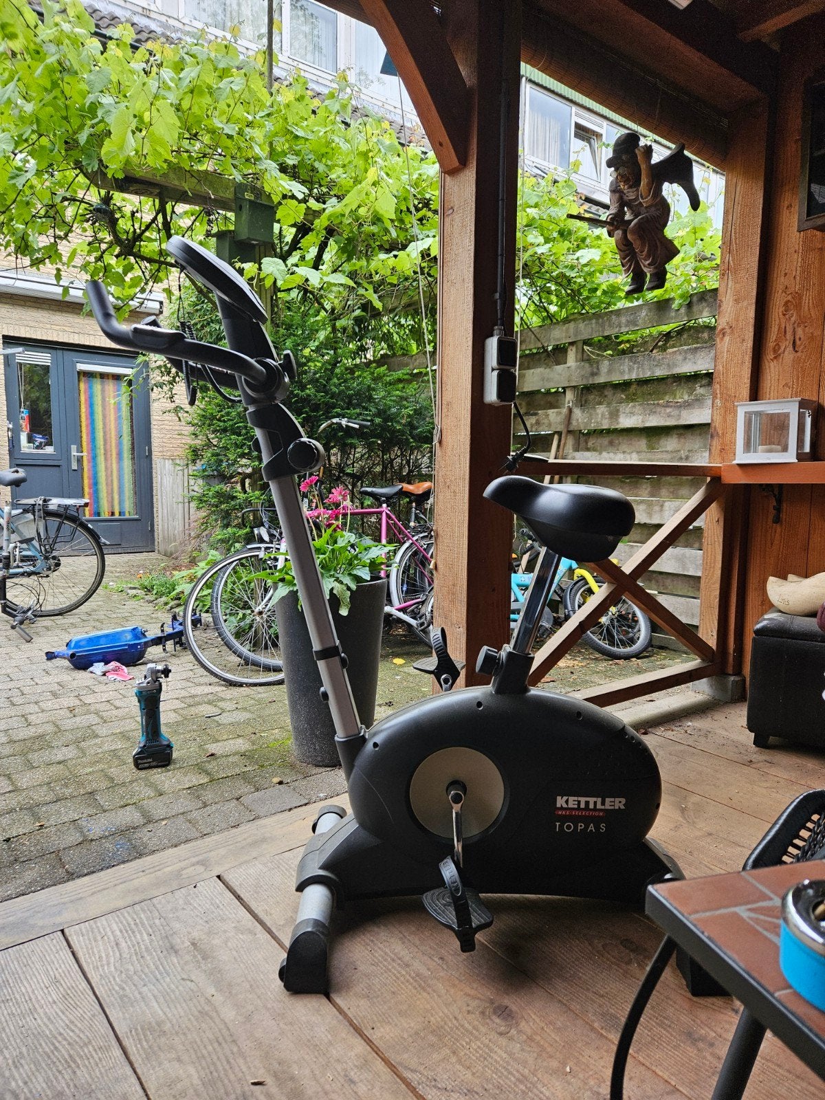 Kettler topas fietstrainer, Gebruikt, Aluminium, Ophalen of Verzenden, Benen