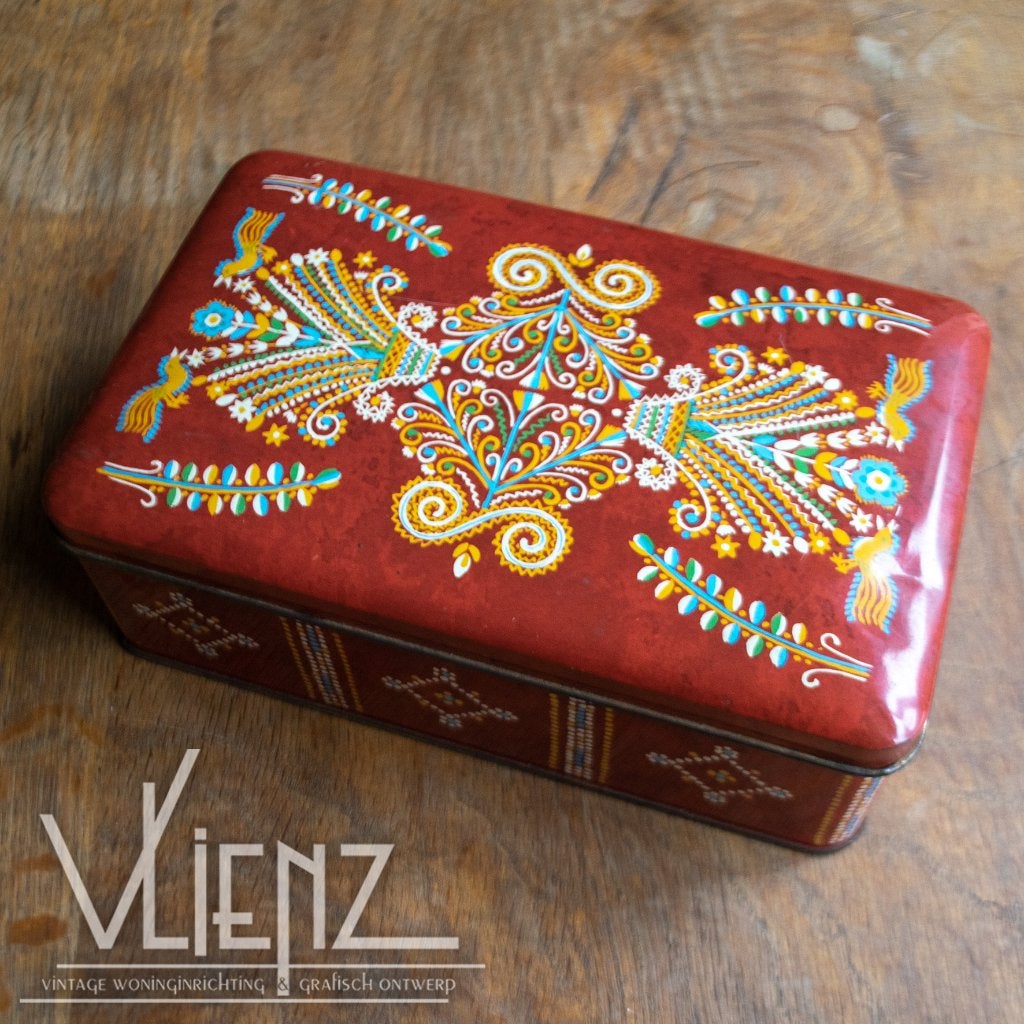 Vintage, retro blik Douwe Egberts koffie eind jaren '60, Ophalen of Verzenden, Gebruikt, Koffie, Douwe Egberts