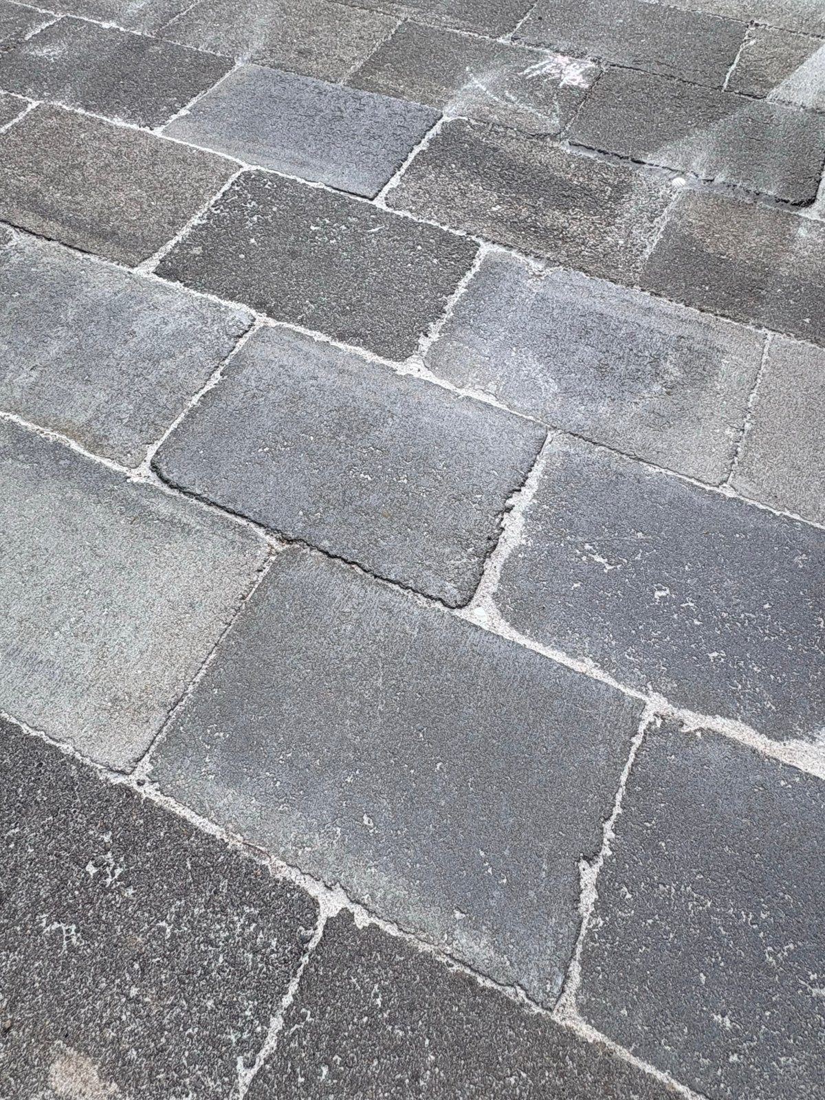 Terrastegels, grijs, 10 m² of meer, Ophalen, Gebruikt, 10 m² of meer, Beton