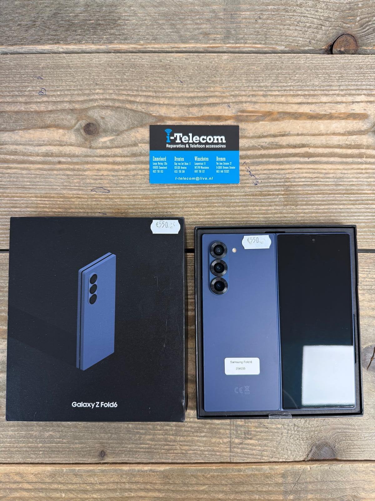 Samsung galaxy Z Fold 6 violet 256 GB + garantie, Ophalen of Verzenden, Zo goed als nieuw