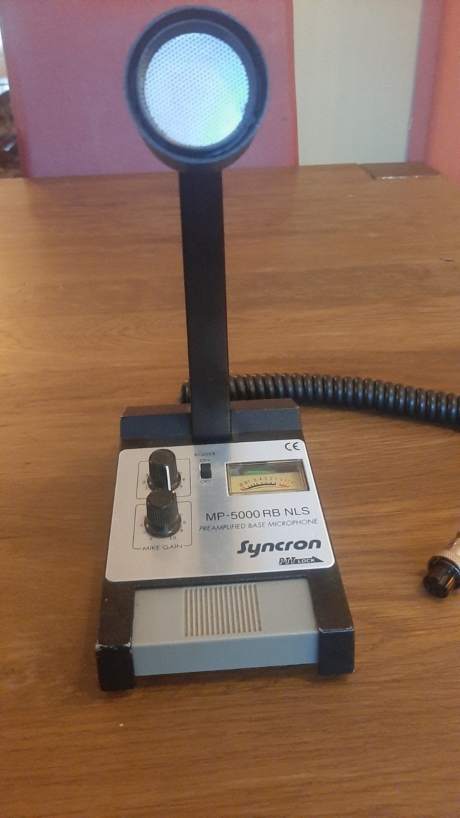 Syncron MP-5000 RB NLS Voorversterkte Basis Microfoon, Telecommunicatie, Ophalen of Verzenden, Gebruikt