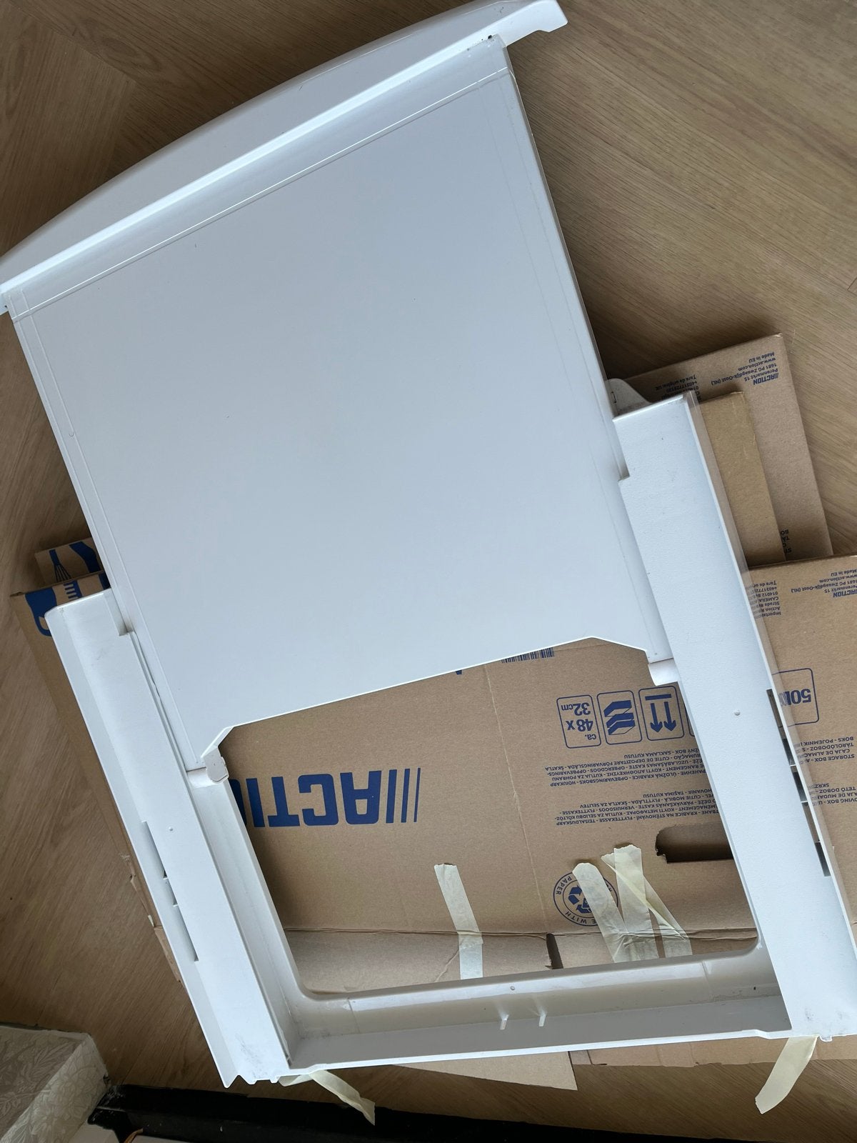 Stapelkit/tussenkader met lade voor wssmschine en droger, Ophalen of Verzenden, Zo goed als nieuw