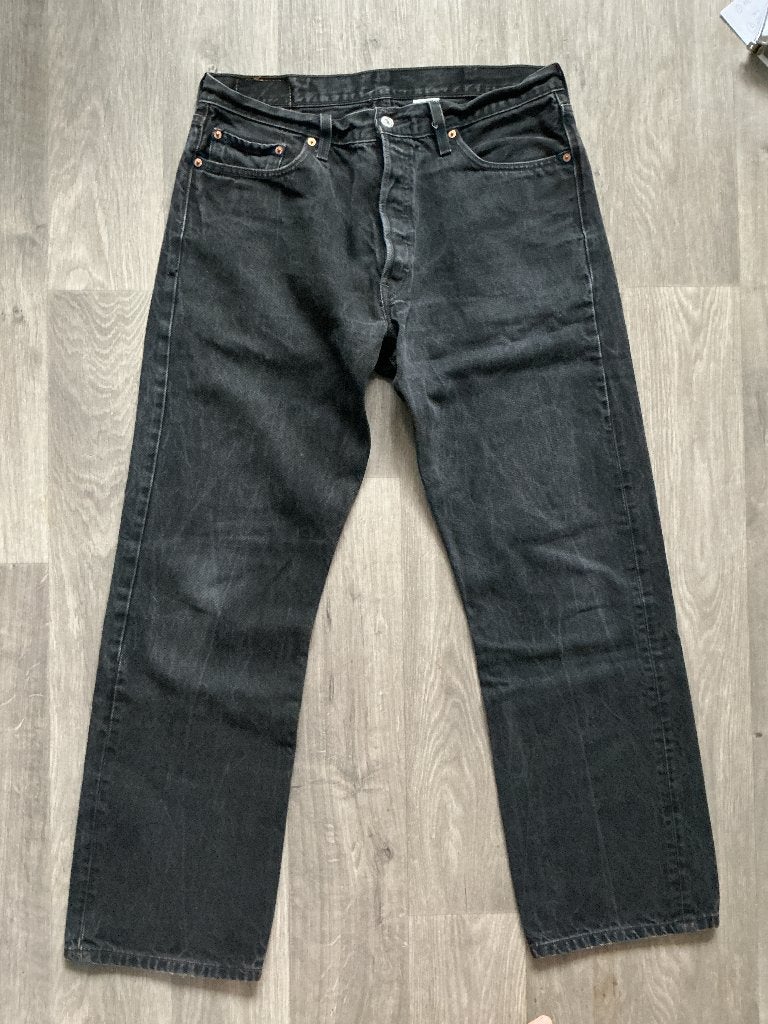 Levi's Levi Strauss 501 jeans zwart W 38 L 32, W36 - W38 (confectie 52/54), Levi's, Zwart, Ophalen of Verzenden