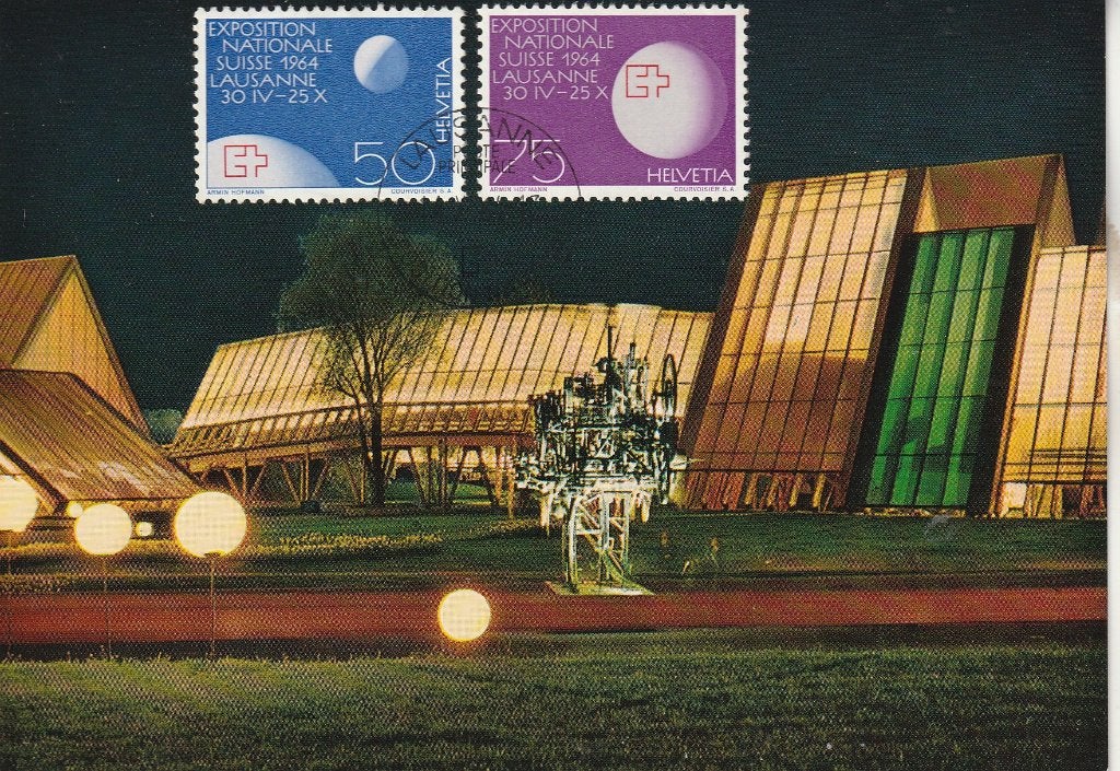 Zwitserland Lausanne Exposition nationale suisse 1964, Ophalen of Verzenden, 1960 tot 1980, Ongelopen, Overig Europa