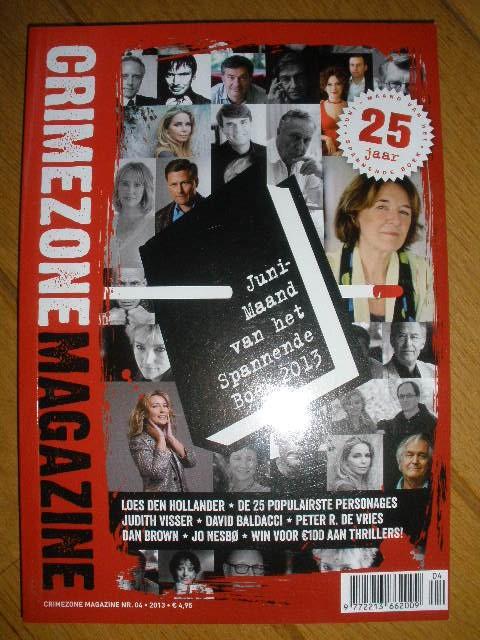 CRIMEZONE Magazine 25 jaar, Boeken, Thrillers, Ophalen of Verzenden
