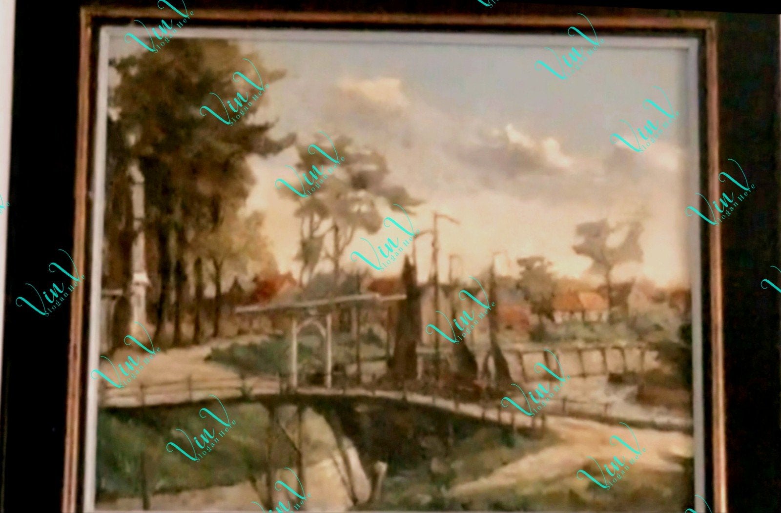 Vollenhove, rond 1925, Antiek en Kunst, Maritiem / water, Doek, Realistisch, Ophalen of Verzenden