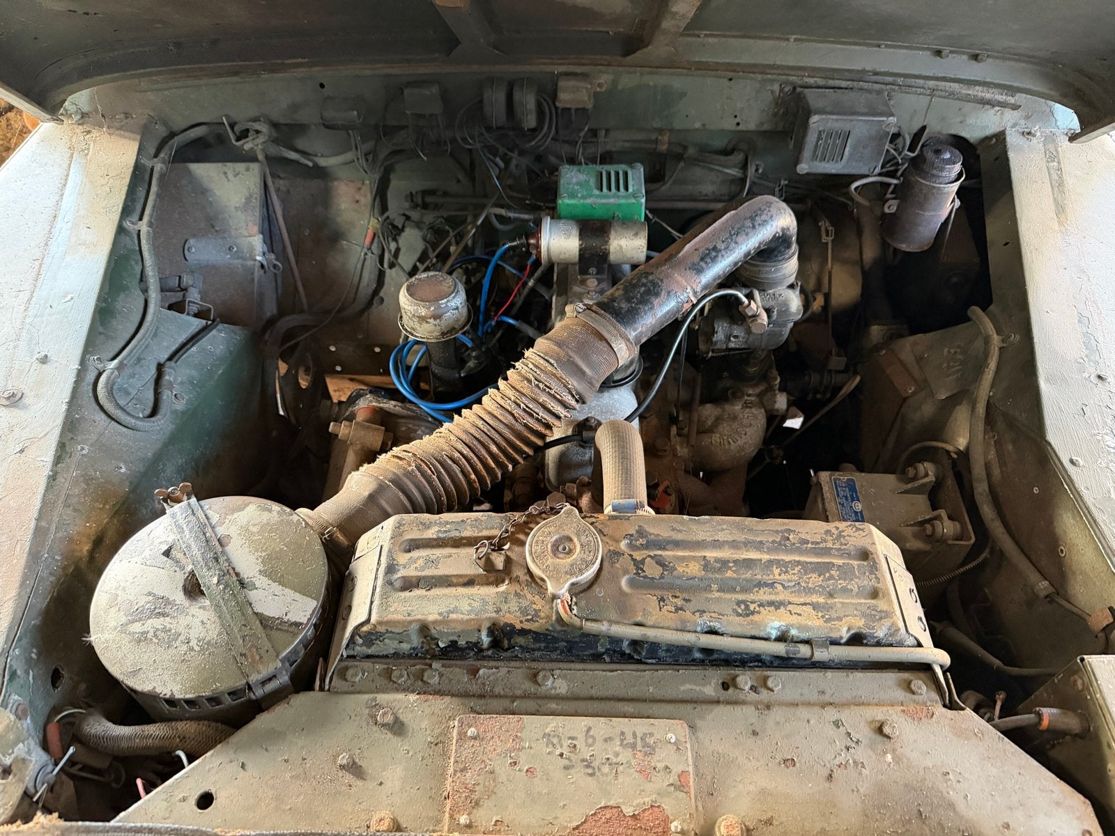 Land Rover 1962 Groen oldtimer, foto 8