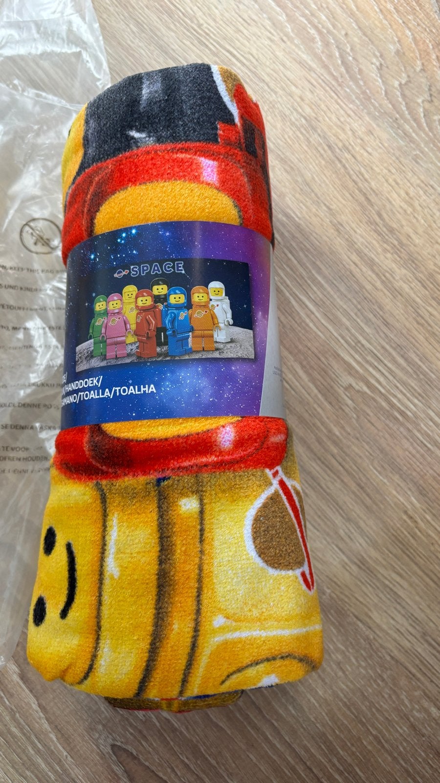 Nieuwe Lego Space handdoek 2024 - Ongebruikt, Ophalen of Verzenden, Nieuw