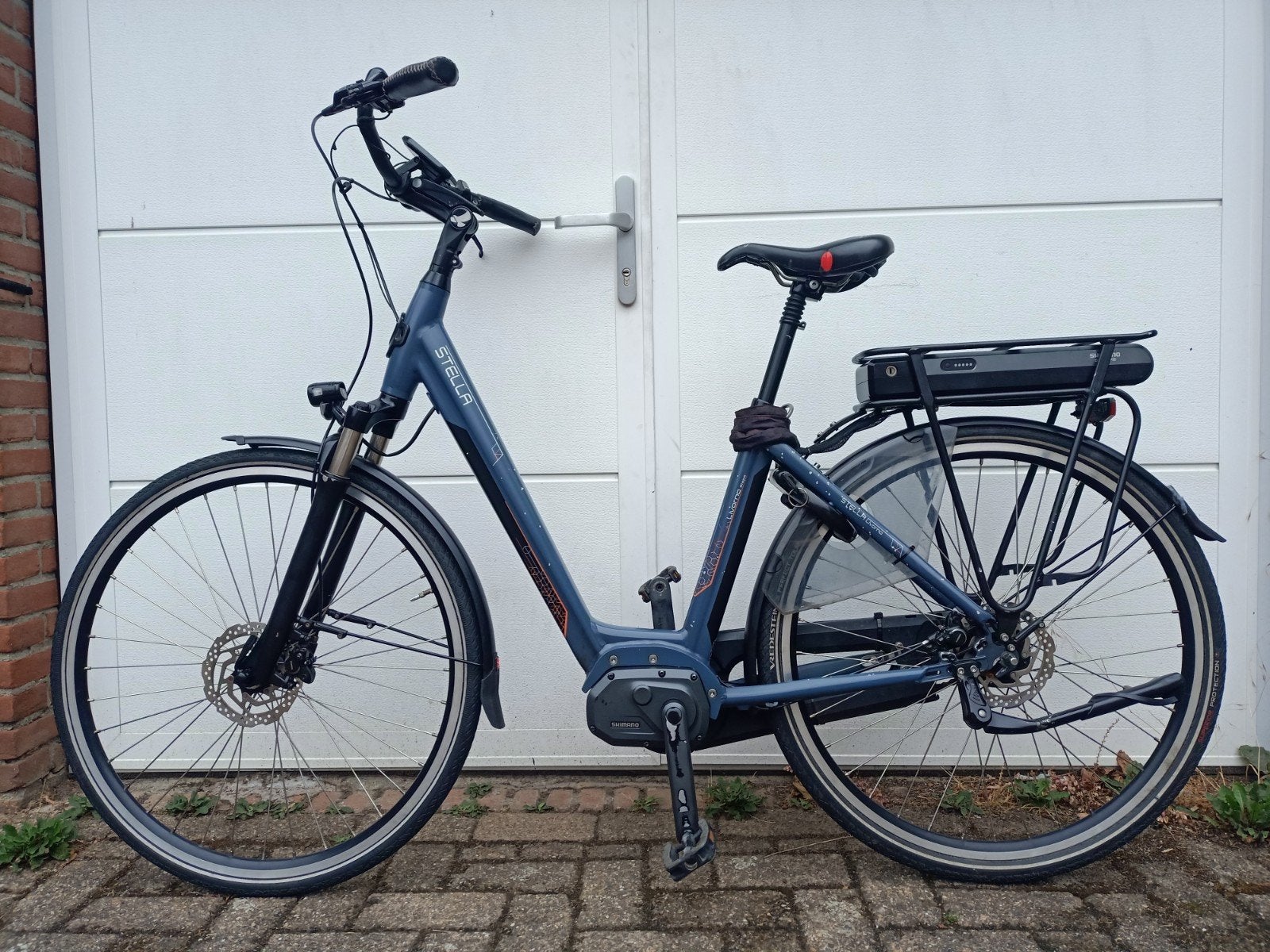 Te koop: Stella "Livorno"  E-Bike. (fiets voor naar school), Fietsen en Brommers, Gebruikt, 51 tot 55 cm, 50 km per accu of meer