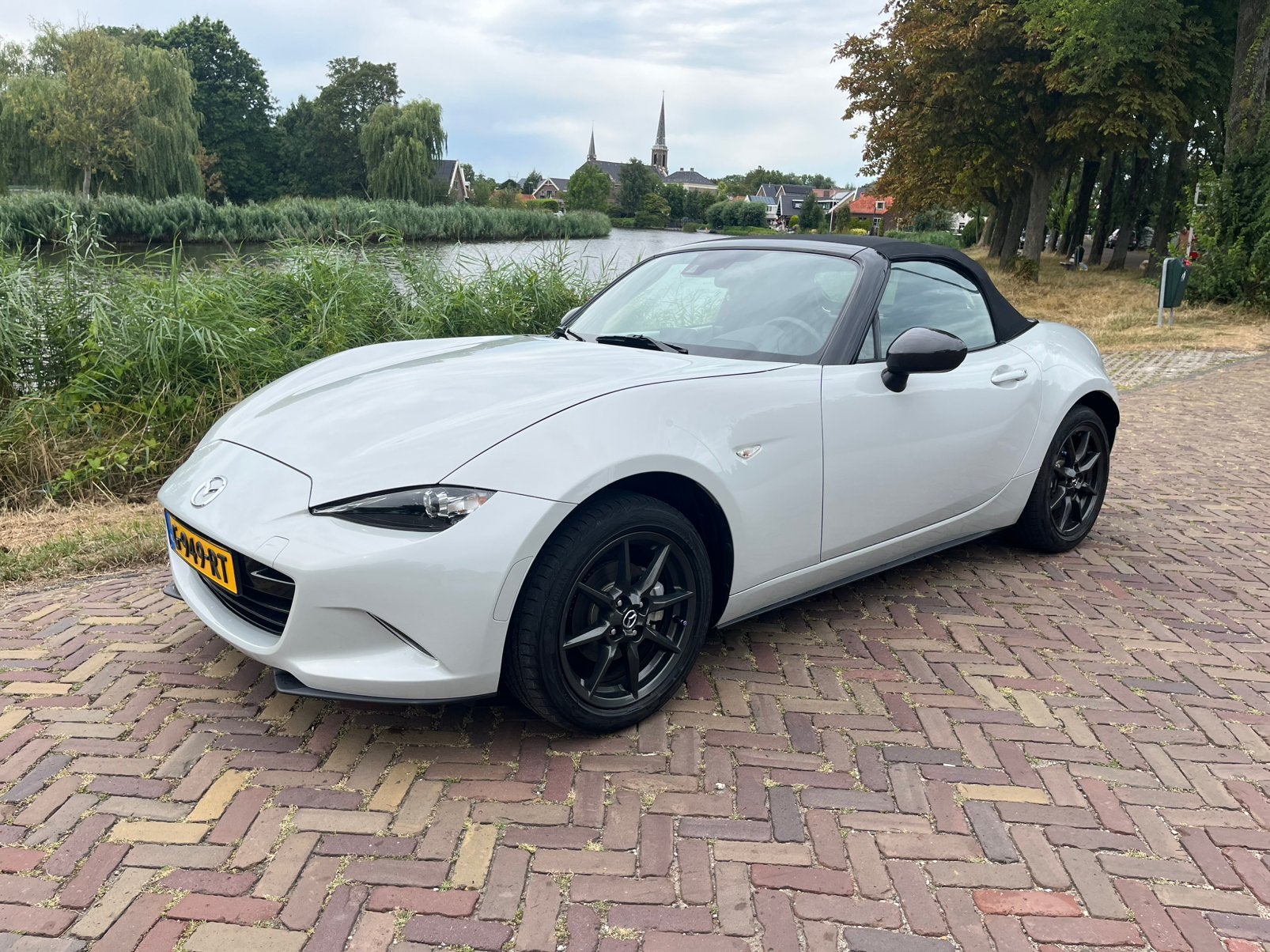 Mazda MX-5 1.5 Skyactiv-g 96KW 2015 Wit. 33247 km !, Achterwielaandrijving, 4 cilinders, Cabriolet, Wit