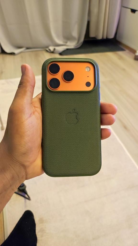 iPhone 17 Pro 512GB met Apple Tech-Woven Groen Hoesje, Telecommunicatie, Mobiele telefoons | Apple iPhone, 512 GB, Overige modellen