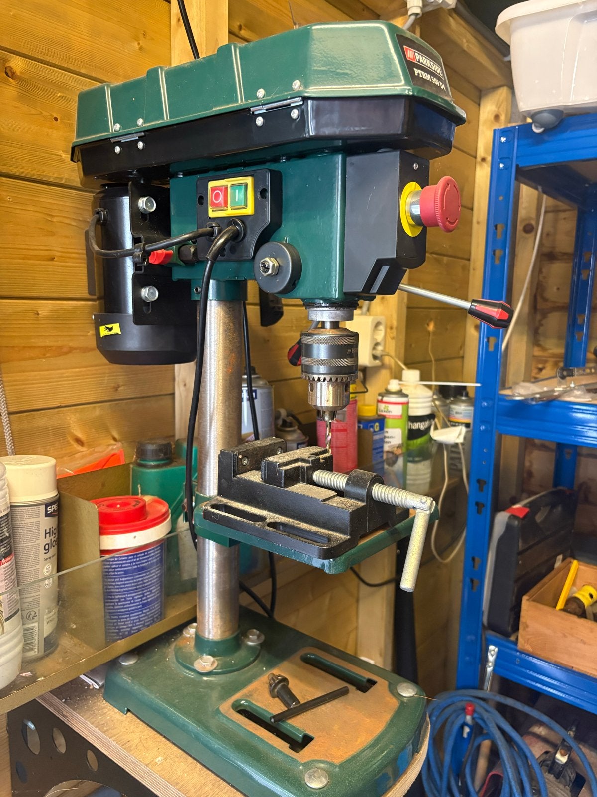 Parkside Kolomboormachine PTBM 500 D4 65cm hoog, Ophalen, Gebruikt, 400 tot 600 watt, Kolomboormachine
