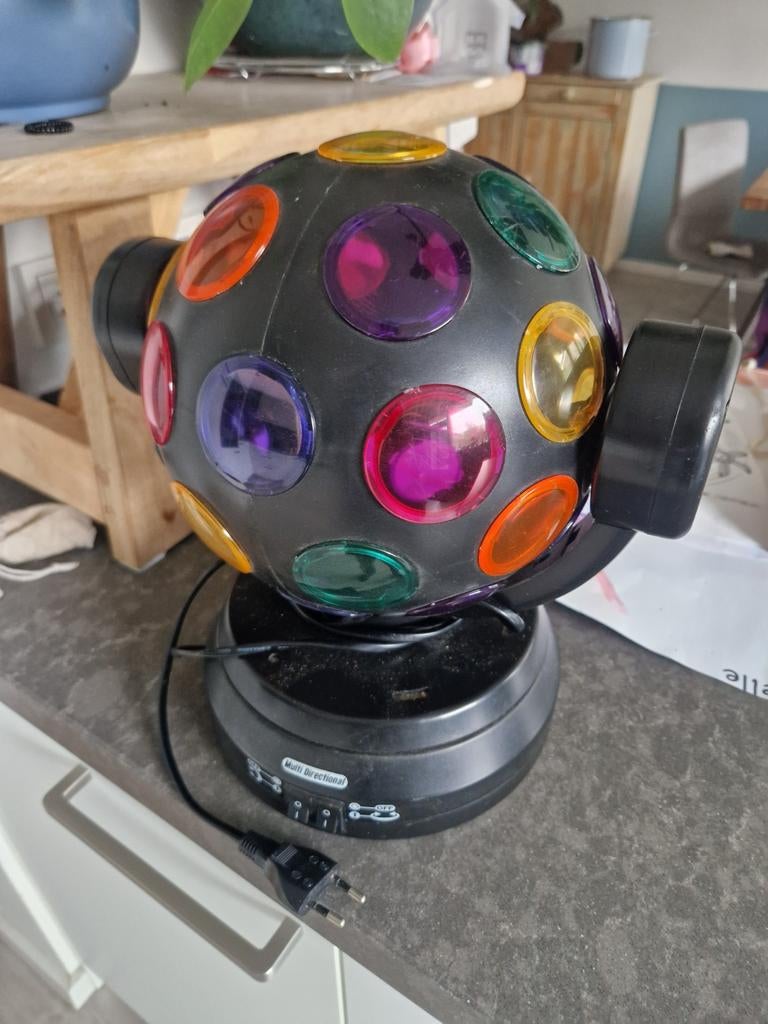 Gratis Oude discobal - lamp is stuk, Ophalen, Gebruikt, Discobol