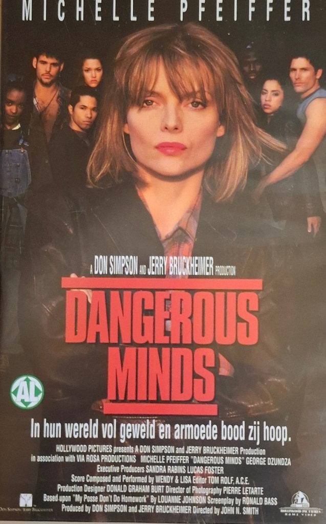 Dangerous Minds - VHS - Hollywood Pictures, Nederlands ondertiteld, Engels, Alle leeftijden, Ophalen of Verzenden