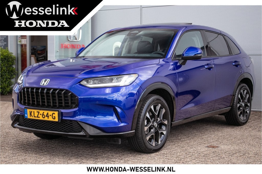 Honda Zr-V 2.0 e:HEV Advance | pano schuif - k dak | Apple c, Auto's, Honda, 4 cilinders, 700 kg, Blauw, ZR-V