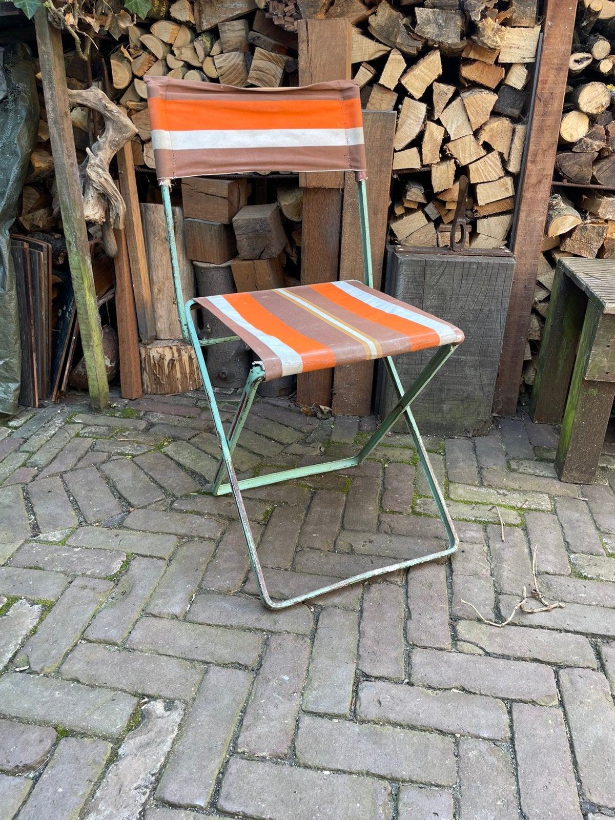 Jaren 50 klapstoel., Ophalen, Gebruikt