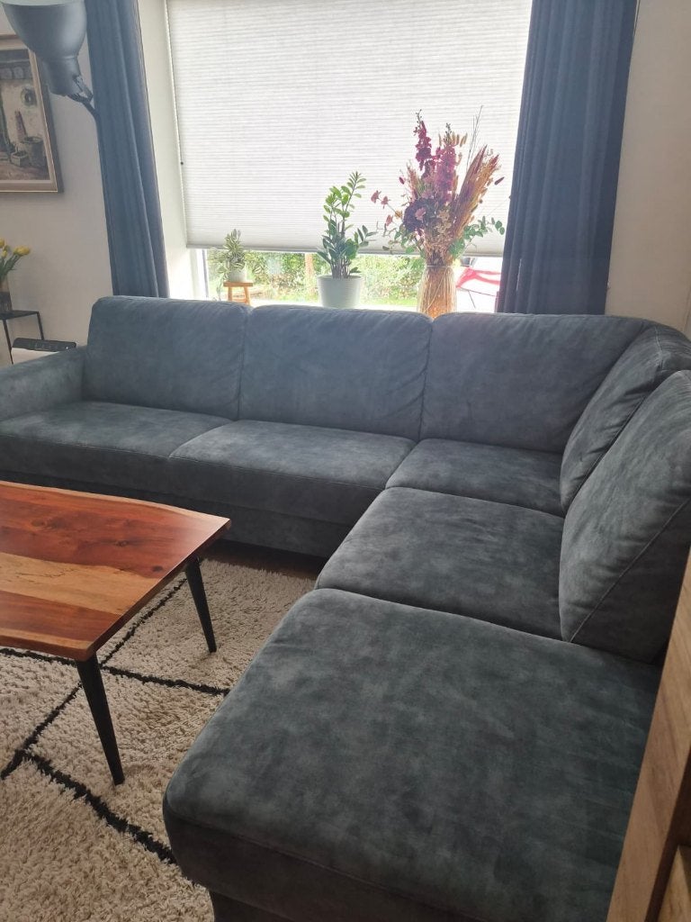 Mooie Hoekbank Julius 275x220 cm – zeer nette staat, Julius, Ophalen of Verzenden, Zo goed als nieuw, Boerakker