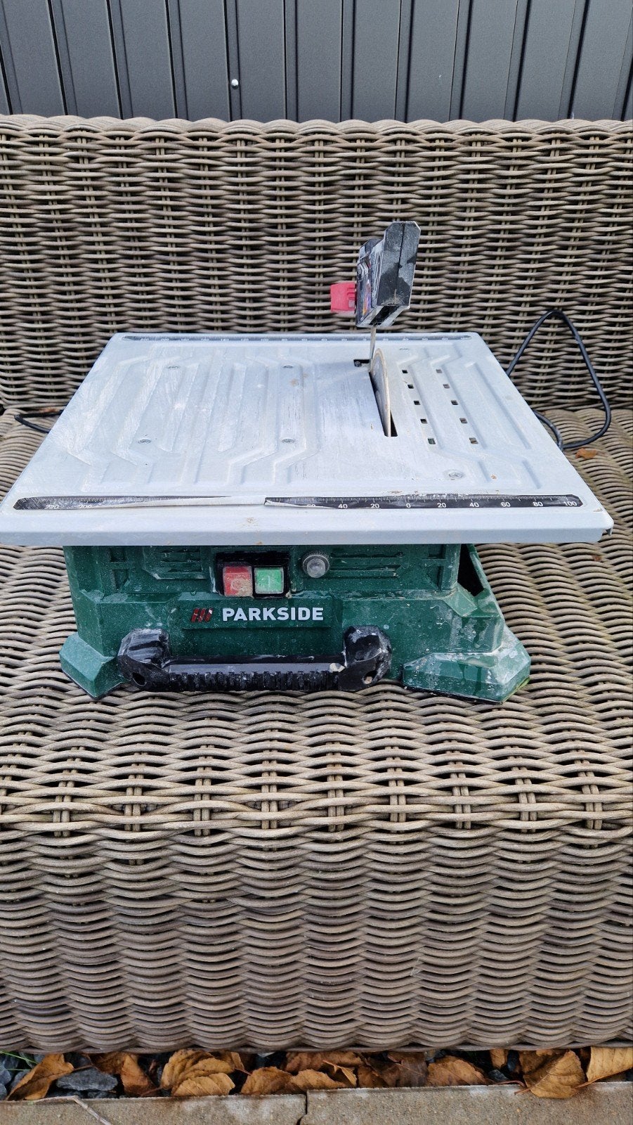 Elektrische tegelsnijder Parkside PFS 800 A1, Doe-het-zelf en Verbouw, Ophalen, 60 cm of meer, Gebruikt, Minder dan 5 m²