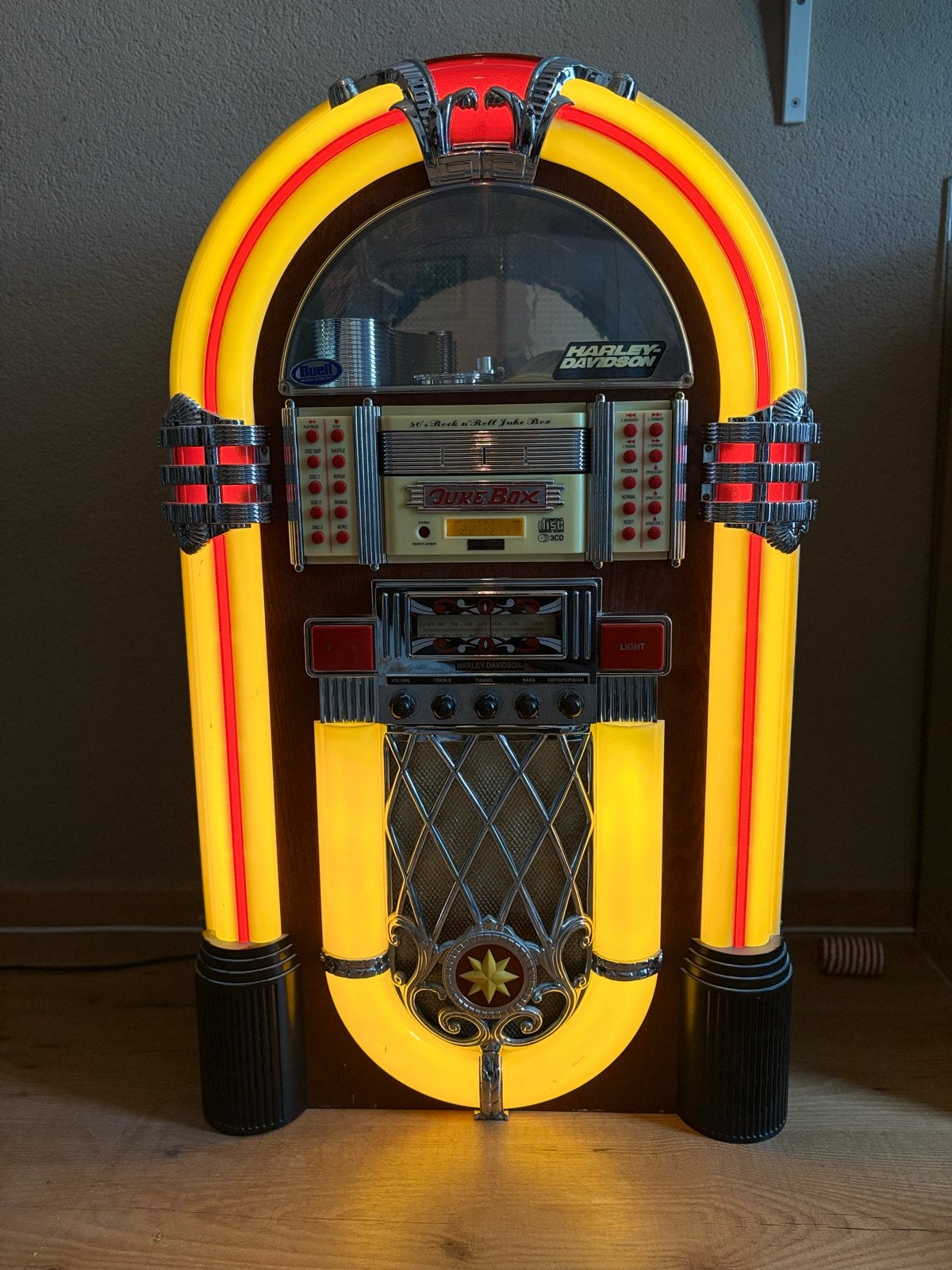 Mini Jukebox met CD-speler en Radio, Ophalen, Gebruikt, 1970 tot heden, Overige merken