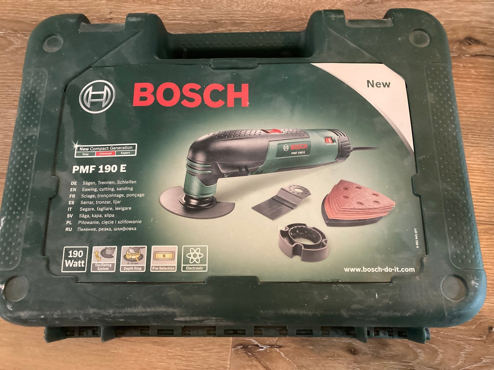 Bosch Multitool PMF 190 E, Ophalen, Gebruikt