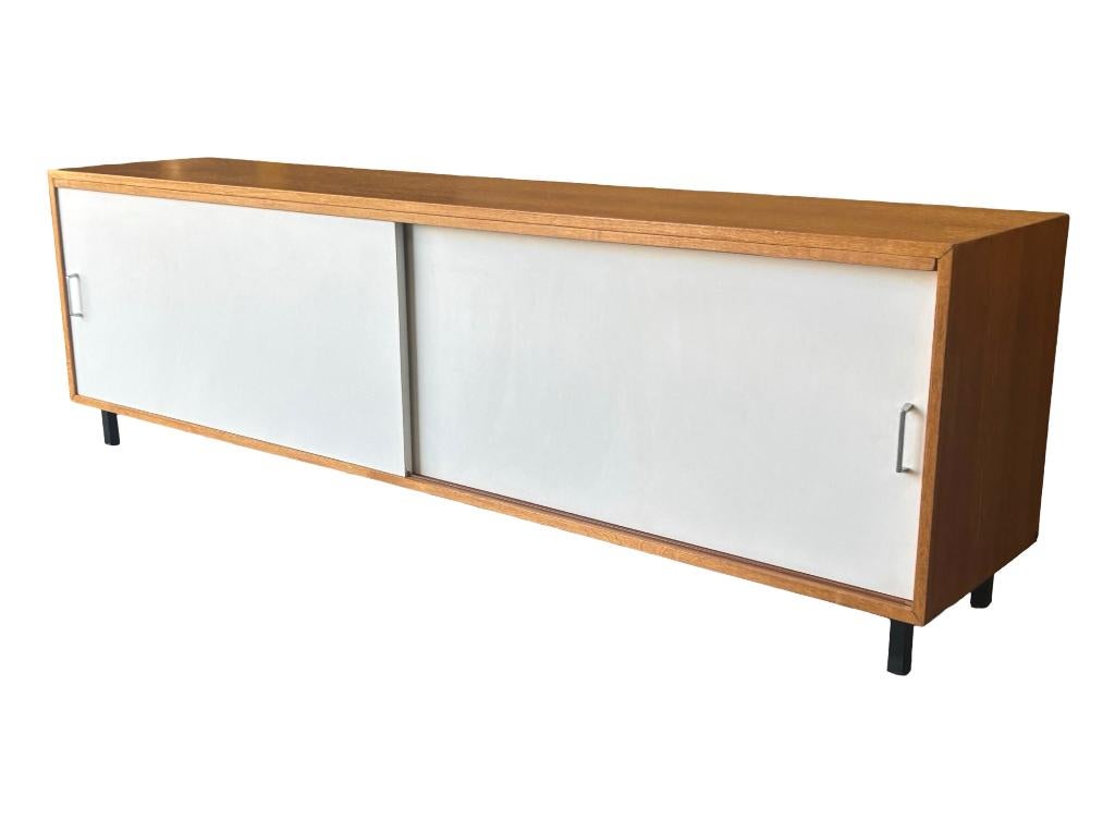 Vintage Dressoir TV audio Meubel Jaren '60 eiken design, Huis en Inrichting, Kasten | Televisiemeubels, Gebruikt, 100 tot 150 cm