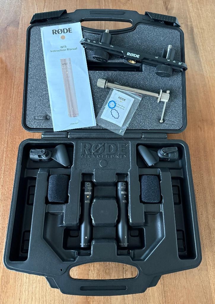 RØDE NT5 matched pair kleinmembraan condensatormicrofoon, Muziek en Instrumenten, Microfoons, Zo goed als nieuw, Studiomicrofoon