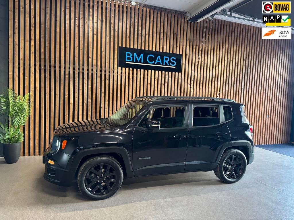 Jeep Renegade 1.4 MultiAir Limited AUTOMAAT,Trkhaak,Xenon, Auto's, Jeep, Gebruikt, 4 cilinders, Zwart, Origineel Nederlands
