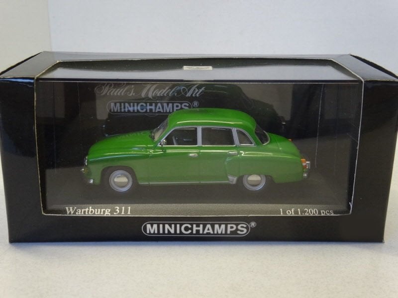 Minichamps Wartburg A312 Saloon 1958 Seidengrun, Auto, Nieuw, ?, ?
