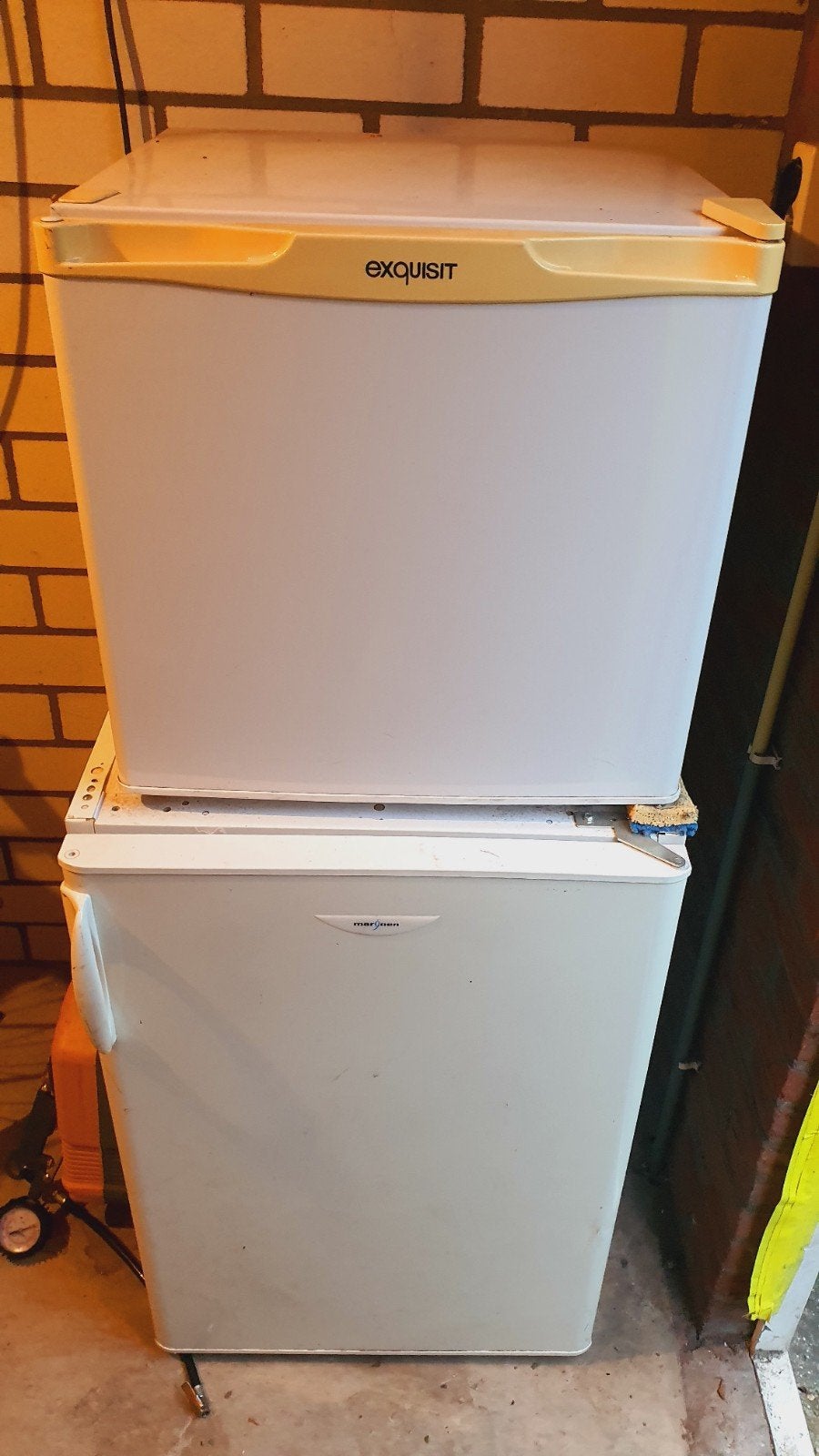 Compacte Koelkast met Vriesvak - Exquisit & Marosan, 85 tot 120 cm, Gebruikt, 75 tot 100 liter, Ophalen of Verzenden