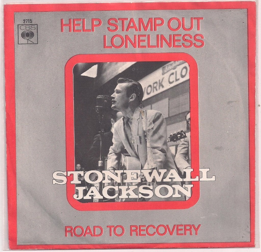 Stonewall Jackson- Help Stamp Out Loneliness, Verzenden, 7 inch, Zo goed als nieuw, Pop