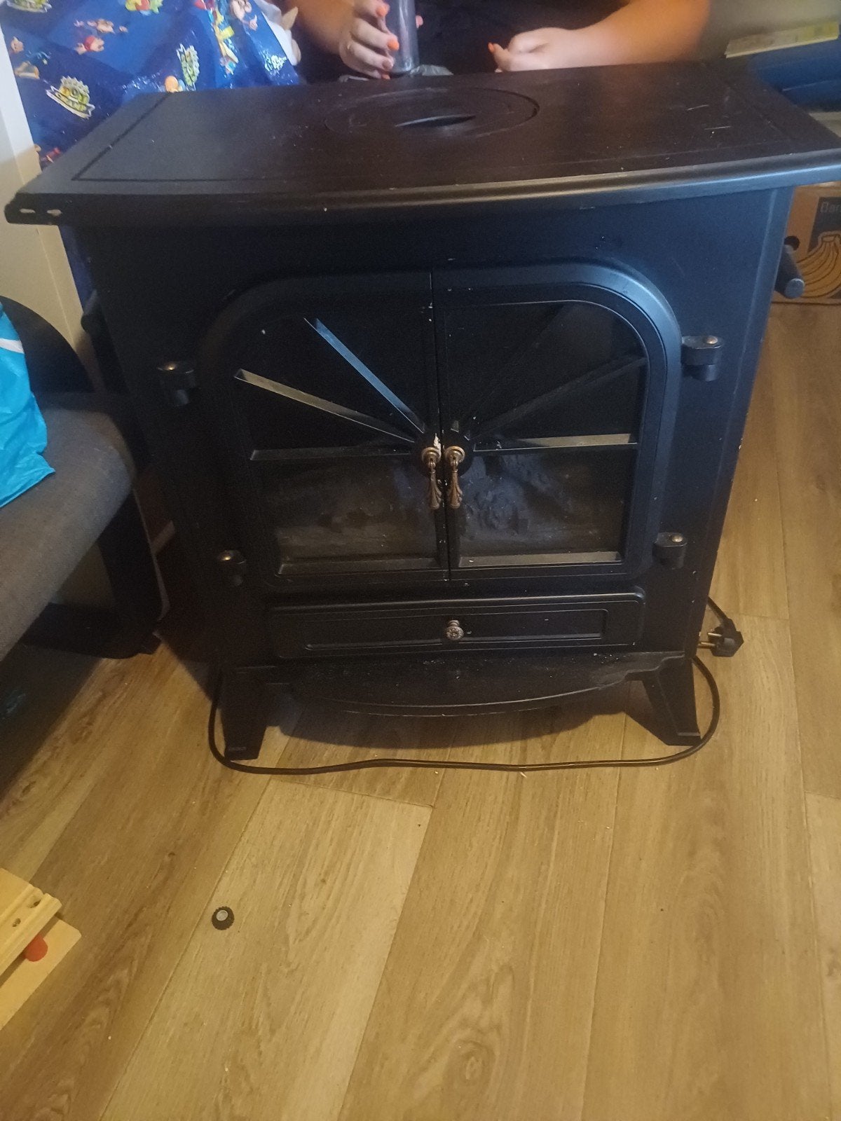 Sierhaard / Kacheltje - Warmt goed, lampje defect, Huis en Inrichting, Kachels, Ophalen, Gebruikt, Overige soorten, Elektrisch
