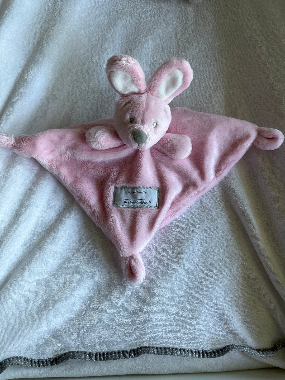 Nieuw roze konijn slaaplapje van Veryimportantbaby, Ophalen of Verzenden, Nieuw, Overige typen